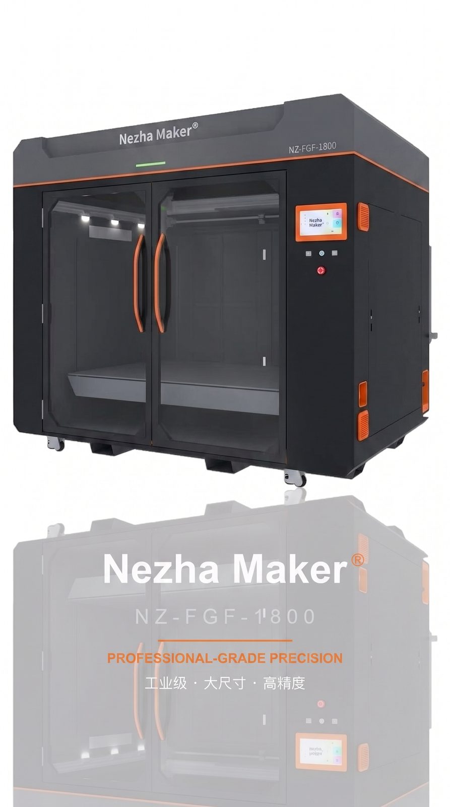 Système d'impression 3D FGF grand format à granulés Nezha Maker