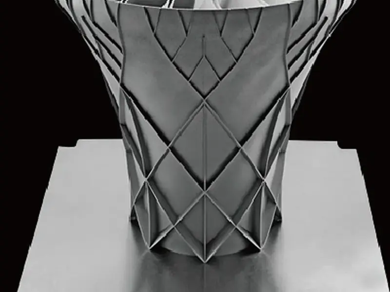 Composant métallique imprimé en SLM